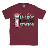 Burgundy energy coffee fuel station Classic Tee - MaliasSmallBusiness