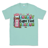 Seafoam energy coffee fuel station Classic Tee - MaliasSmallBusiness