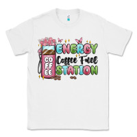 White energy coffee fuel station Classic Tee - MaliasSmallBusiness