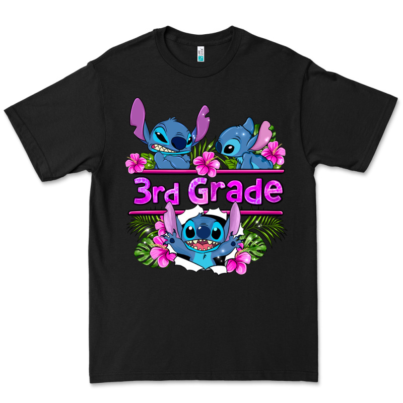 Preview Flower Stitch 3rd Grade Premium Tee by AdoDesignShop | Teevron
