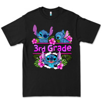 Black preview flower stitch 3rd grade Premium Tee - AdoDesignShop