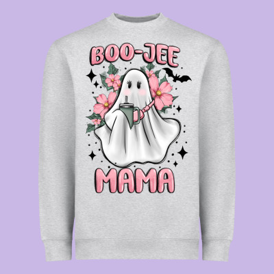 Boo Jee Mama Heavyweight Sweatshirt Designed By Maliassmallbusiness