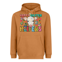 Meerkat Happy Easter Heifers Easter Day Heavyweight Hoodie - HowdyJamesFarm