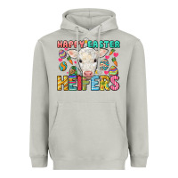Moon Dust Happy Easter Heifers Easter Day Heavyweight Hoodie - HowdyJamesFarm