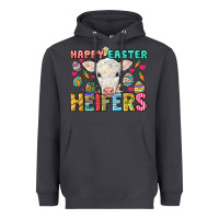 Smoke Happy Easter Heifers Easter Day Heavyweight Hoodie - HowdyJamesFarm