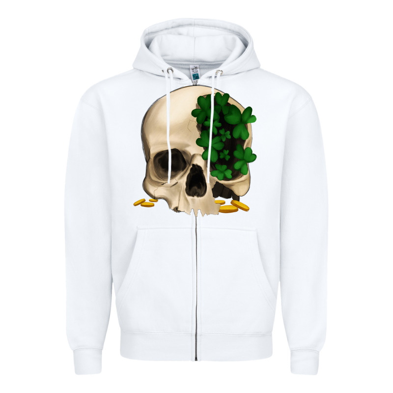 St Patrick's  Skeleton Zipper Hoodie by Bettercallsaul | Teevron