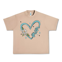 Burro mom with heart and flowers Urban Heavy Tee - MaliasSmallBusiness