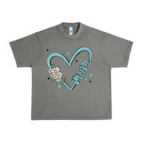 Tornado mom with heart and flowers Urban Heavy Tee - MaliasSmallBusiness