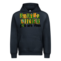 Navy shut up liver you are fine Urban Hoodie - FaDigitalArtStudio