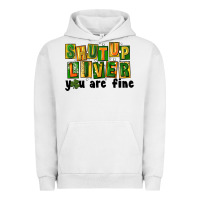 Pigment Lunar Rock shut up liver you are fine Urban Hoodie - FaDigitalArtStudio