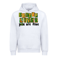 White shut up liver you are fine Urban Hoodie - FaDigitalArtStudio
