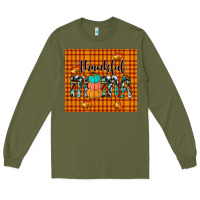 Army Green thankful tumbler Long Sleeve Tee - JahusDesignShop