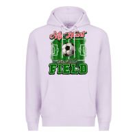 Lilac My heart is on that court Soccer Premium Hoodie - HowdyJamesFarm