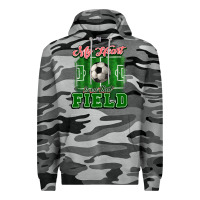 Slate Camo My heart is on that court Soccer Premium Hoodie - HowdyJamesFarm