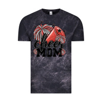 Cloud Black cheer mom Vintage Tee - MaliasSmallBusiness