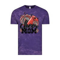 Cloud Purple cheer mom Vintage Tee - MaliasSmallBusiness
