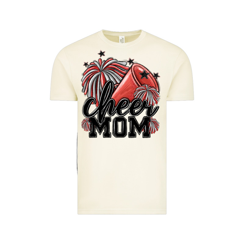 Cheer Mom Vintage Tee by MaliasSmallBusiness | Teevron