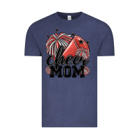 Vintage Denim cheer mom Vintage Tee - MaliasSmallBusiness