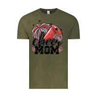 Vintage Olive cheer mom Vintage Tee - MaliasSmallBusiness