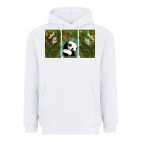 White cute panda Heavyweight Hoodie - TumblerDesignByShophia