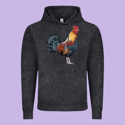 New Hampshire Red Rooster Vintage Hoodie Designed By Lillyallendesigns