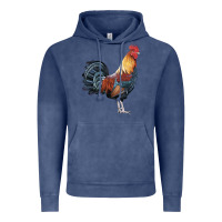 Vintage Denim New Hampshire Red Rooster Vintage Hoodie - LillyAllenDesigns