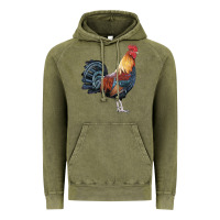 Vintage Olive New Hampshire Red Rooster Vintage Hoodie - LillyAllenDesigns