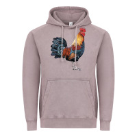 Vintage Zinc New Hampshire Red Rooster Vintage Hoodie - LillyAllenDesigns