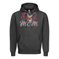 Charcoal Heather Dog Mom Zipper Hoodie - Bettercallsaul