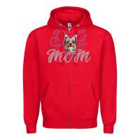 Red Dog Mom Zipper Hoodie - Bettercallsaul