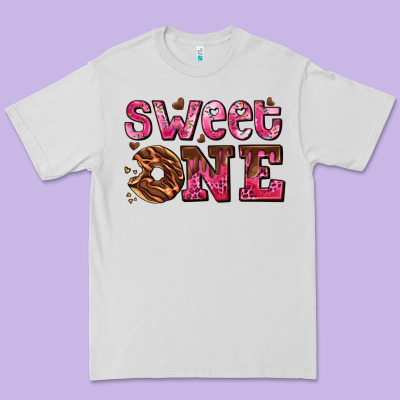 Sweet One Donut Premium Tee Designed By Adodesignshop