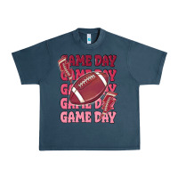 Midnight Navy game day football Urban Heavy Tee - MaliasSmallBusiness