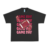 Pigment Black game day football Urban Heavy Tee - MaliasSmallBusiness