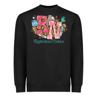Black rn registered nurse western Heavyweight Sweatshirt - NancyCooperArtShop