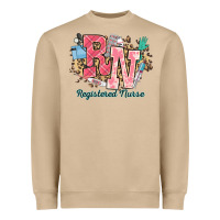 Mushroom rn registered nurse western Heavyweight Sweatshirt - NancyCooperArtShop