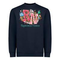 Navy rn registered nurse western Heavyweight Sweatshirt - NancyCooperArtShop