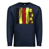 Navy Softball brushstroke Premium Sweatshirt - HowdyJamesFarm