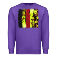 Purple Softball brushstroke Premium Sweatshirt - HowdyJamesFarm