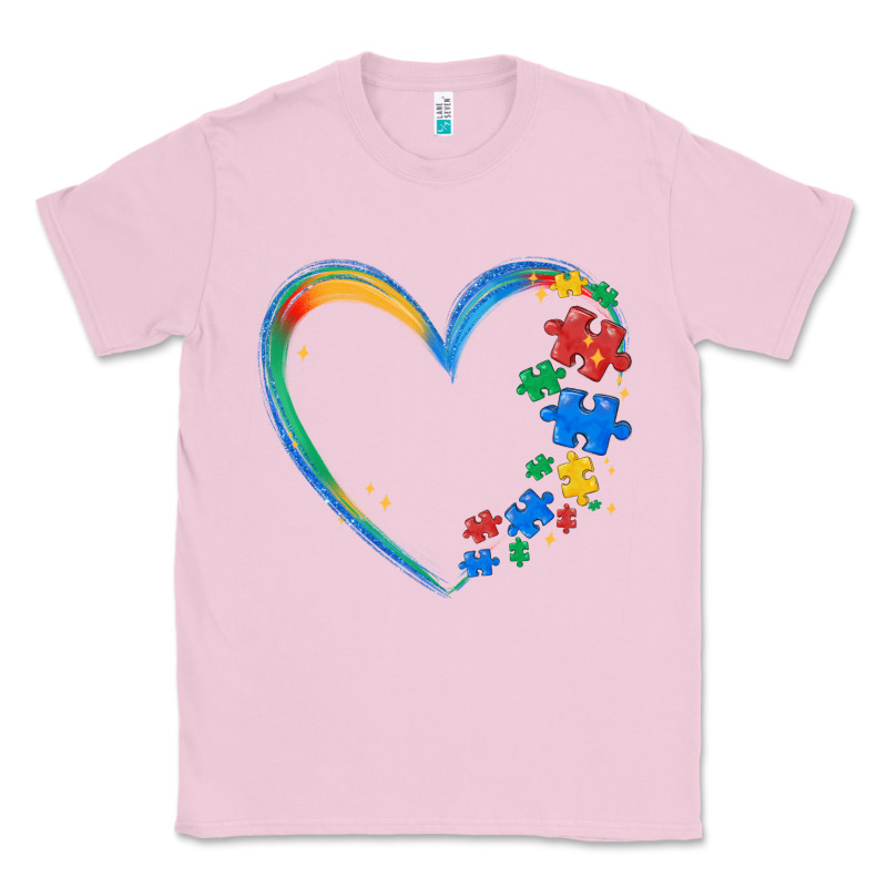 Autism Heart Classic Tee by MaliasSmallBusiness | Teevron