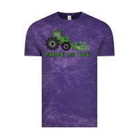 Cloud Purple pushin' my luck Vintage Tee - MaliasSmallBusiness