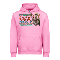 Fuchsia Pink coffee because murder is wrong bbs Urban Hoodie - BundleAndBundleShop