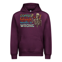 Mauve Wine coffee because murder is wrong bbs Urban Hoodie - BundleAndBundleShop