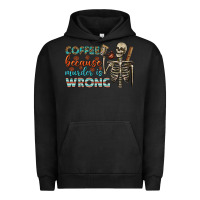 Pigment Black coffee because murder is wrong bbs Urban Hoodie - BundleAndBundleShop