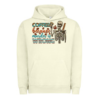 Pigment Pistachio coffee because murder is wrong bbs Urban Hoodie - BundleAndBundleShop