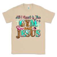 Mushroom all i need is the gym and jesus Classic Tee - JahusDesignShop