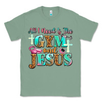 Sage all i need is the gym and jesus Classic Tee - JahusDesignShop