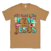 Toasted Coconut all i need is the gym and jesus Classic Tee - JahusDesignShop