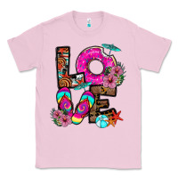 Bubblegum Pink Love Summer Classic Tee - CowhideDigitalArt