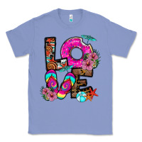 Colony Blue Love Summer Classic Tee - CowhideDigitalArt