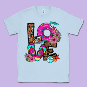 Love Summer Classic Tee Designed By Cowhidedigitalart